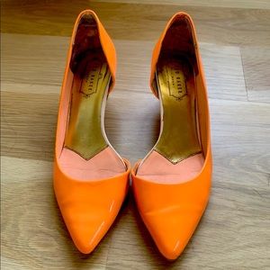 Orange Ted Baker London Zenadia d’Orsay Kitten Heel Pump